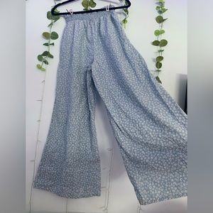 Floral Wide Legged American Eagle Pants